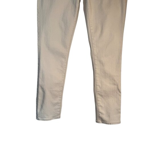 Adriano Goldschmied Size 27 Off White Skinny Jeans Comfort Stretch 5-Pocket - Picture 7 of 14